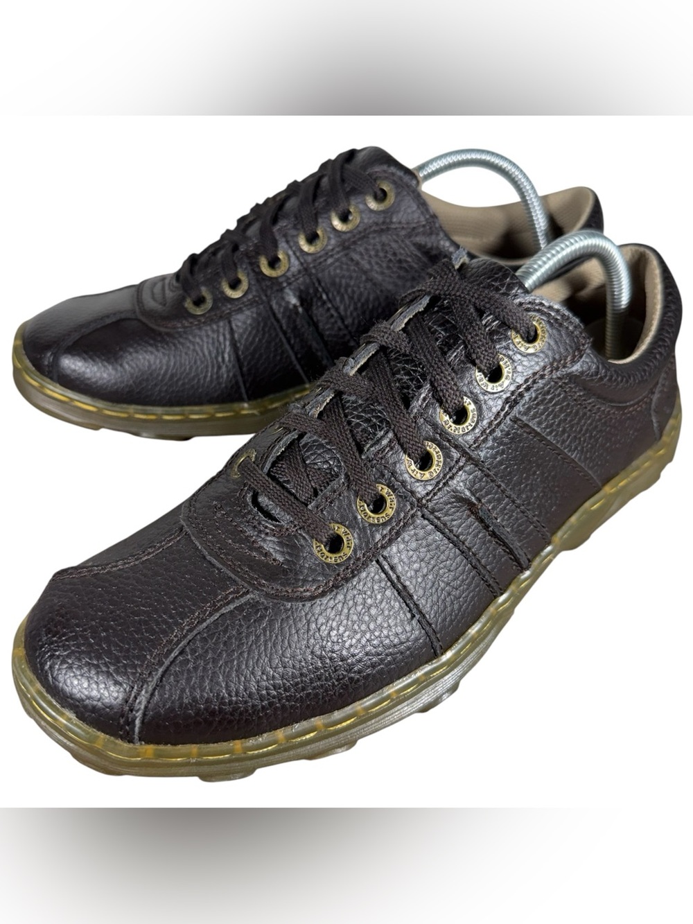 Dr Martens Pembridge Men's Brown Pebbled Leather Shoes Size 9 Oxfords Sneakers
